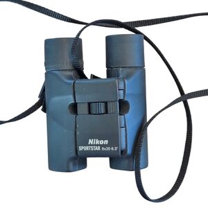 Nikon Japan Sportstar 10x25 Compact Binoculars Hiking Travel Bird Watching EUC